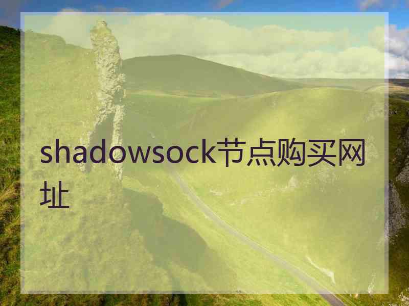 shadowsock节点购买网址