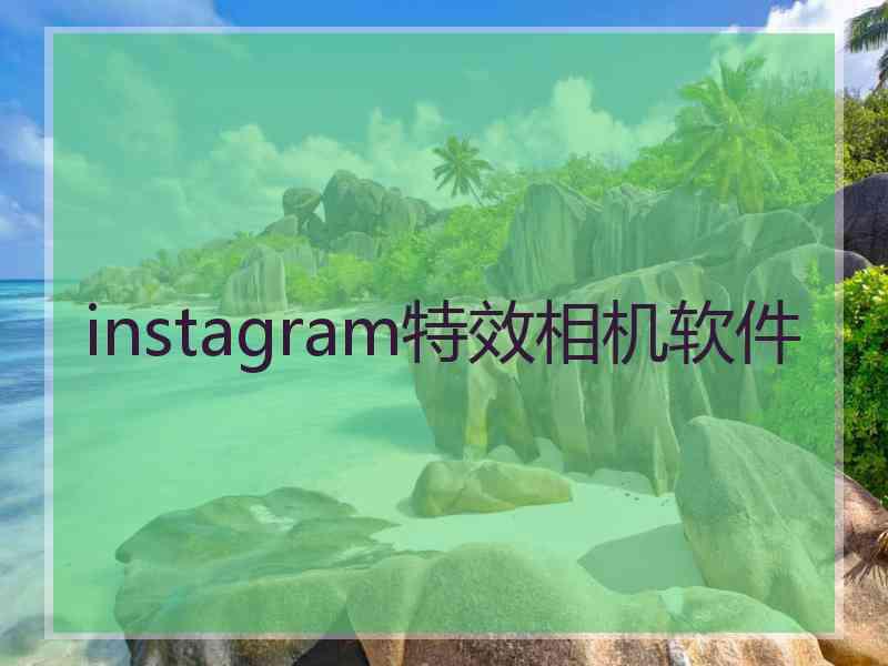 instagram特效相机软件