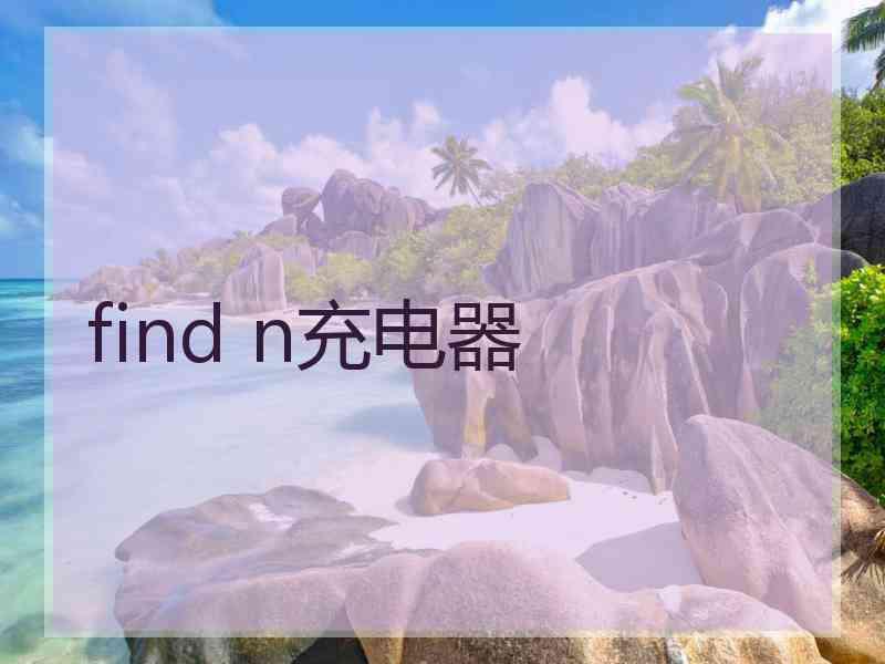 find n充电器