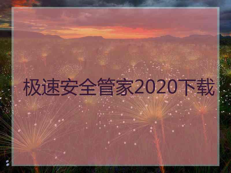 极速安全管家2020下载