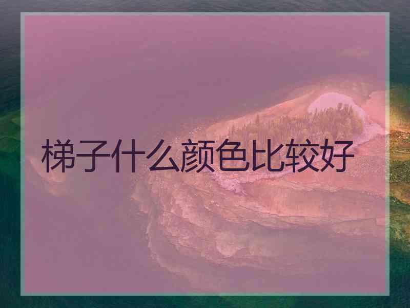 梯子什么颜色比较好