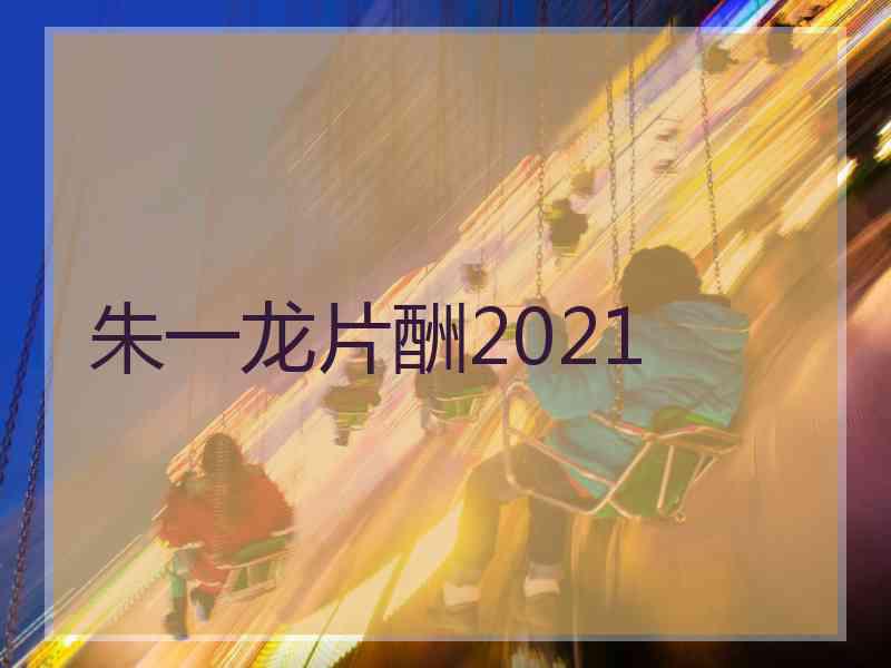 朱一龙片酬2021