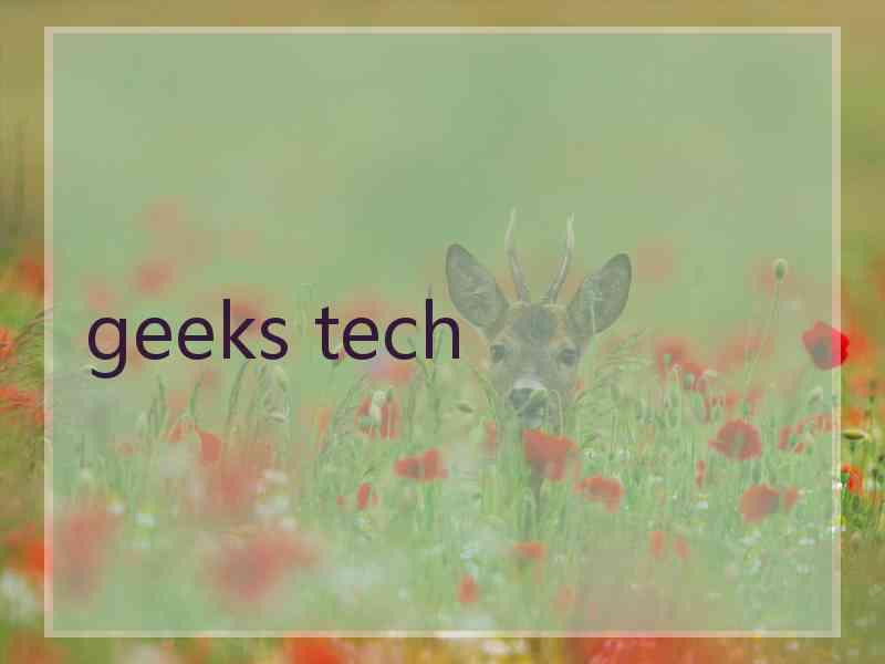 geeks tech