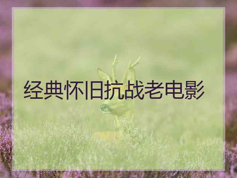 经典怀旧抗战老电影