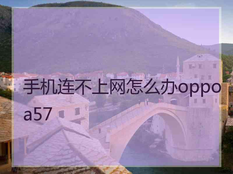 手机连不上网怎么办oppoa57