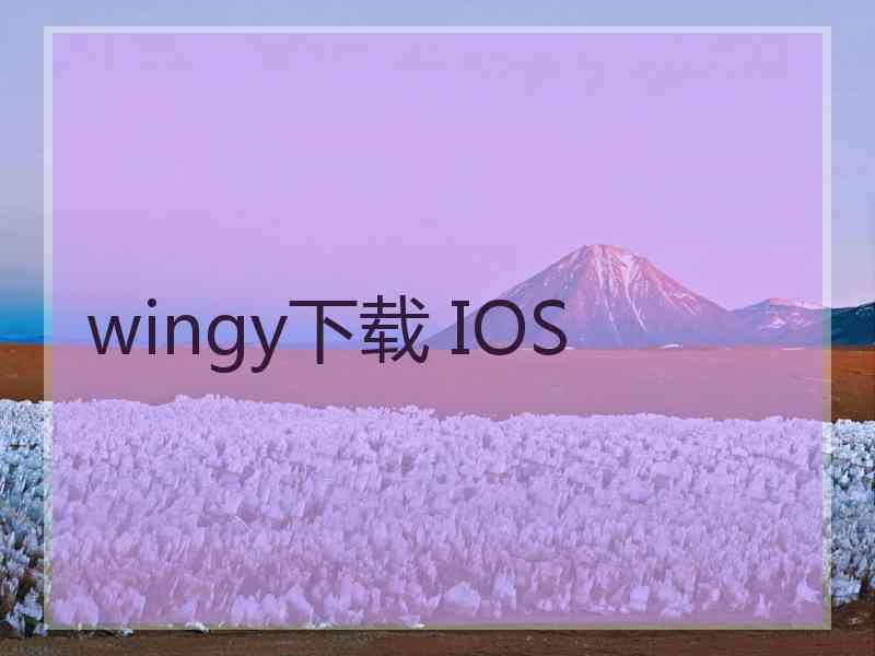 wingy下载 IOS