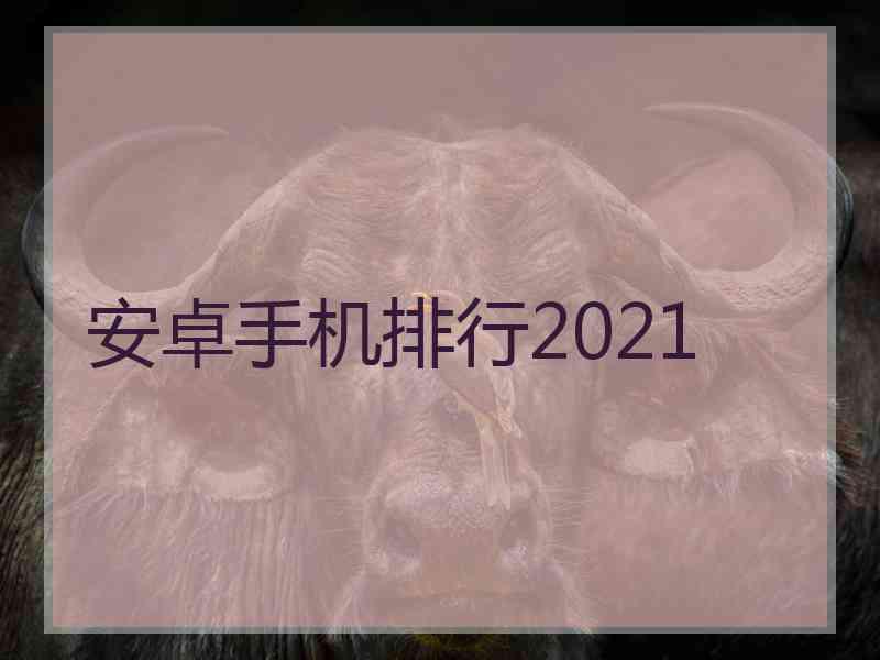 安卓手机排行2021