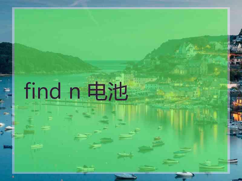 find n 电池