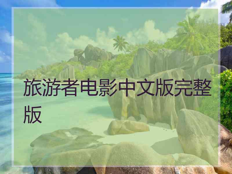 旅游者电影中文版完整版