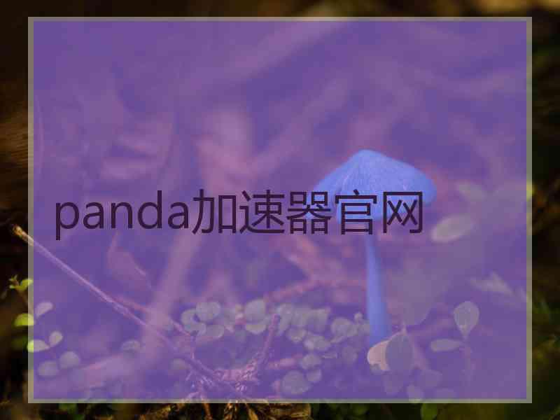 panda加速器官网