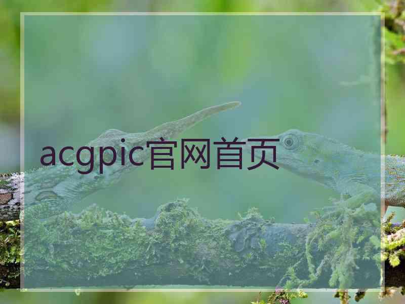 acgpic官网首页