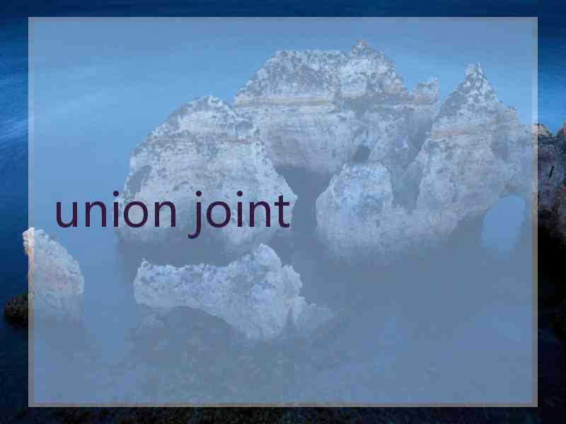 union joint