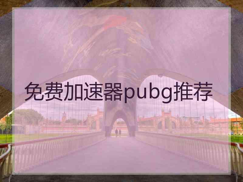 免费加速器pubg推荐