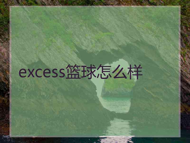 excess篮球怎么样