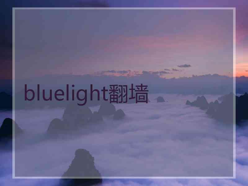 bluelight翻墙