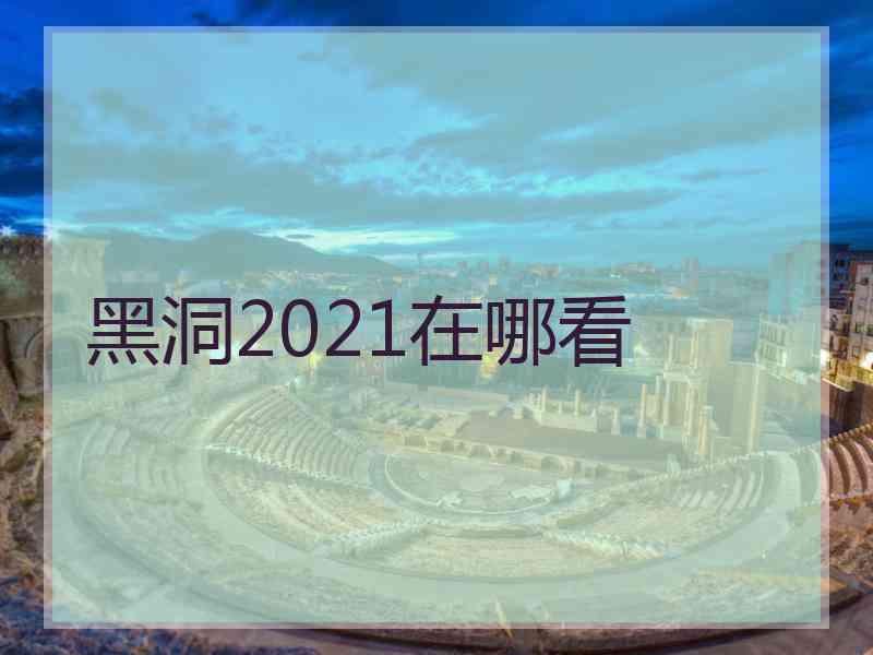 黑洞2021在哪看