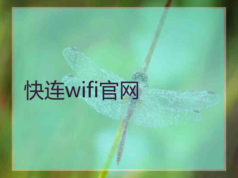 快连wifi官网