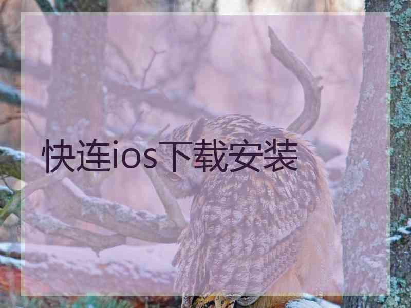 快连ios下载安装