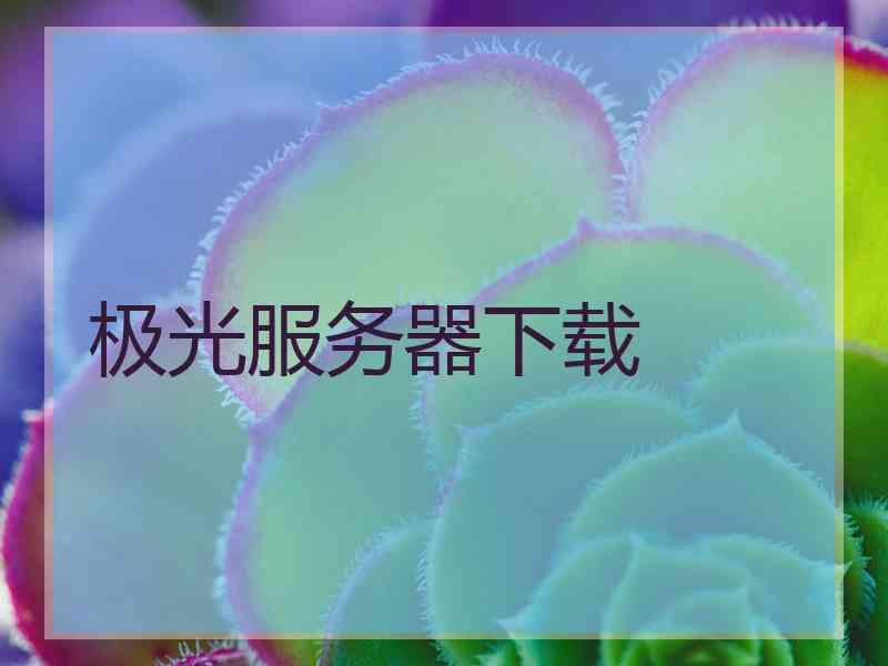 极光服务器下载