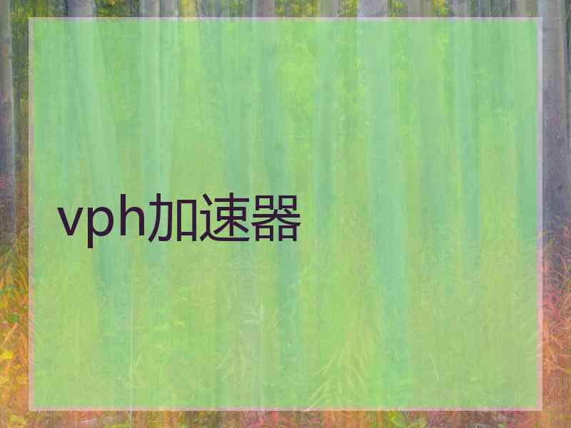 vph加速器