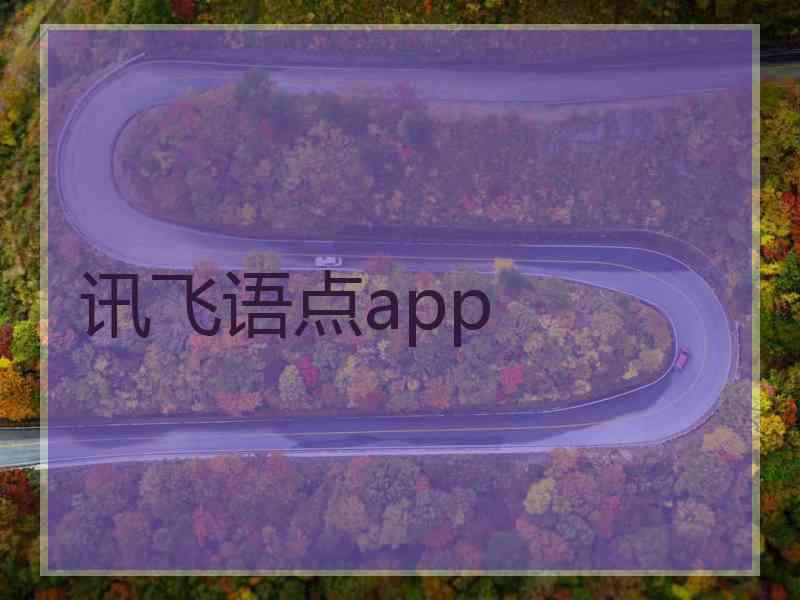 讯飞语点app