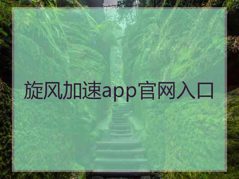 旋风加速app官网入口