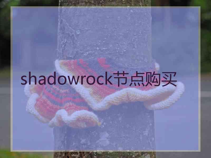 shadowrock节点购买