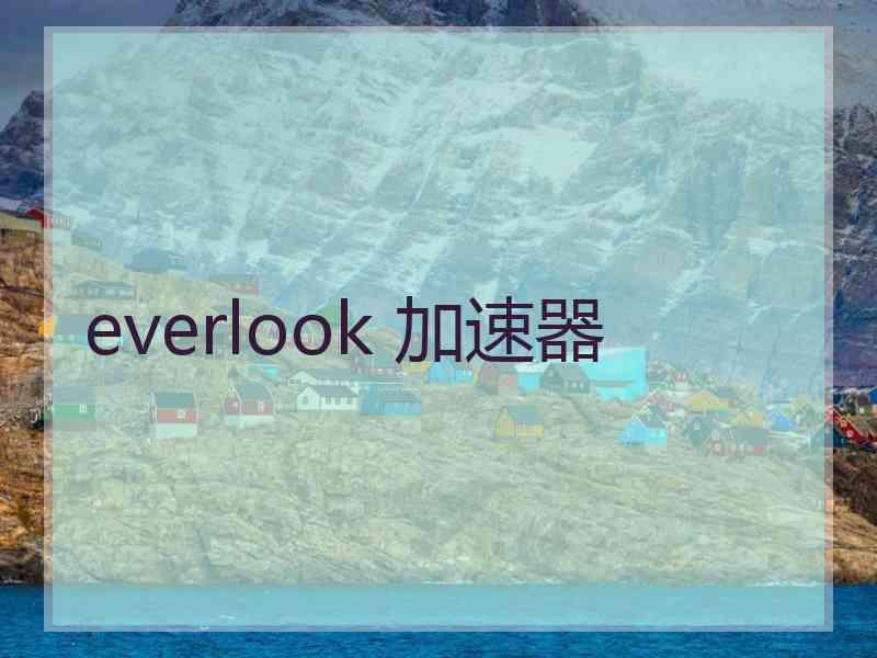 everlook 加速器