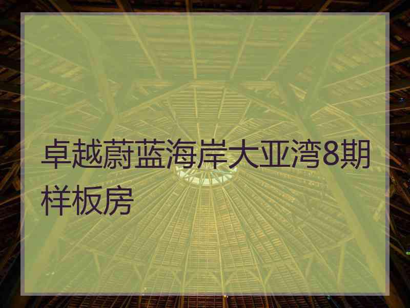 卓越蔚蓝海岸大亚湾8期样板房