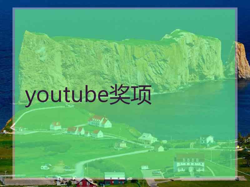 youtube奖项