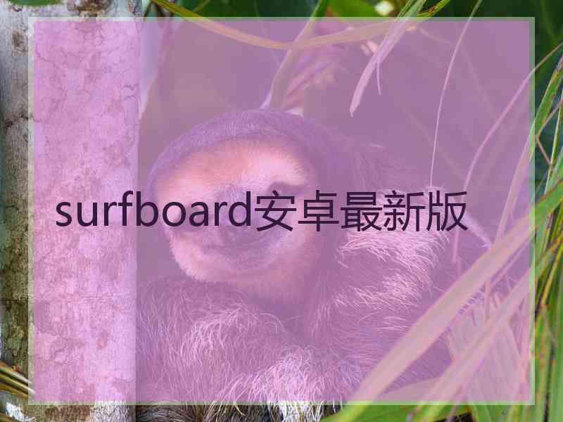 surfboard安卓最新版