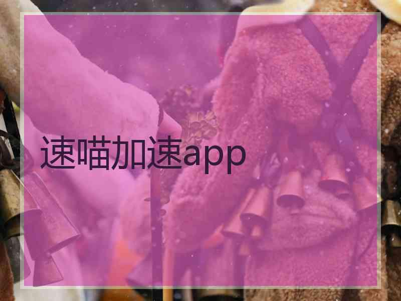 速喵加速app