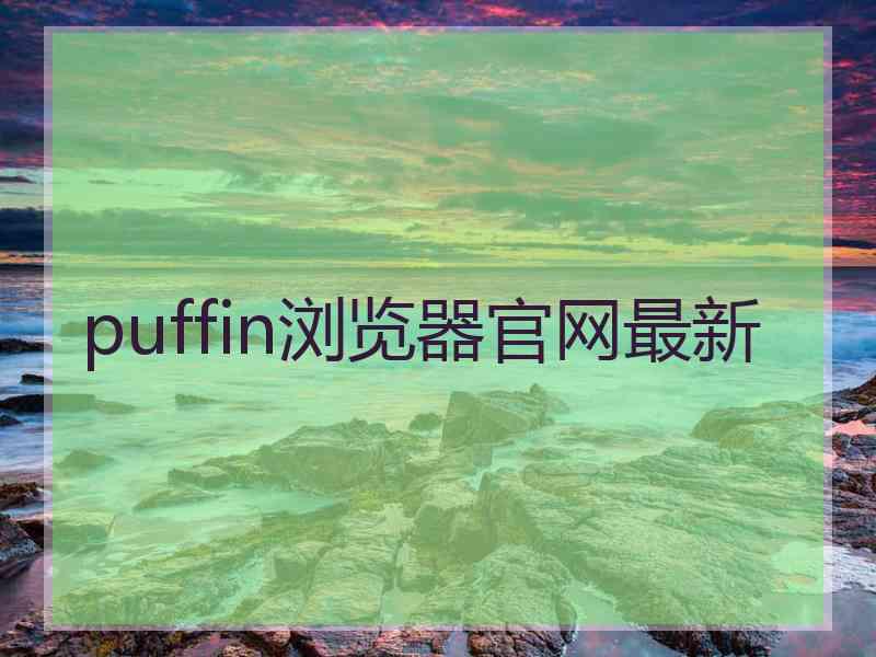 puffin浏览器官网最新