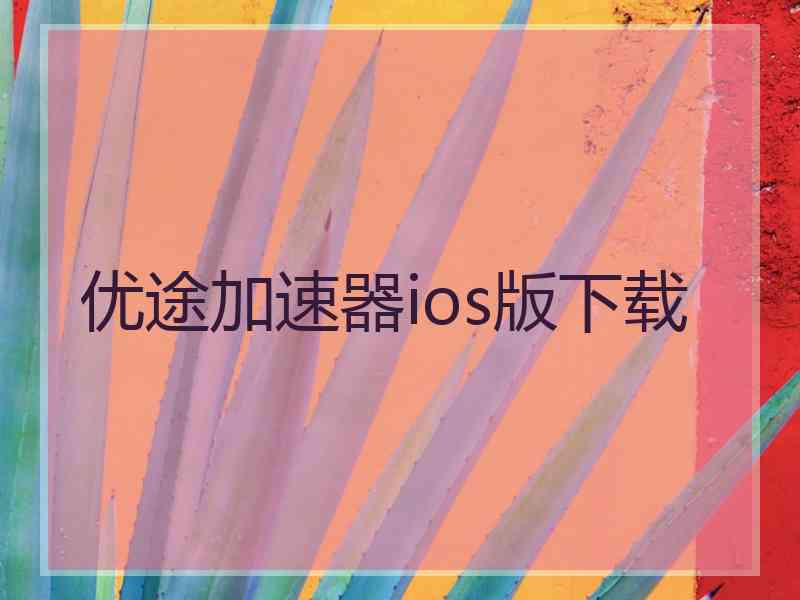 优途加速器ios版下载