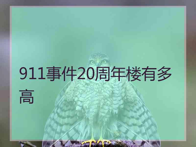 911事件20周年楼有多高