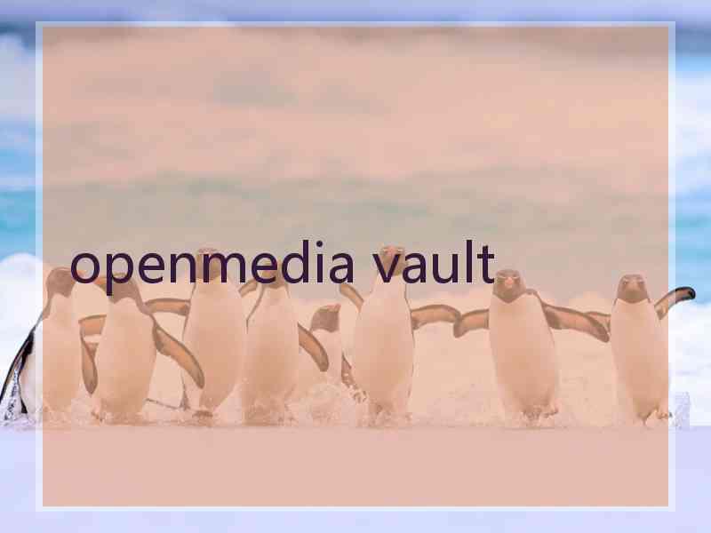 openmedia vault